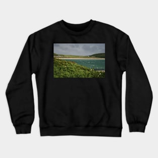 Blue-green sea Crewneck Sweatshirt